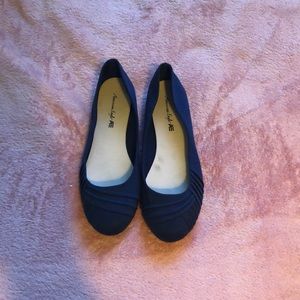 Navy Blue Flats.
